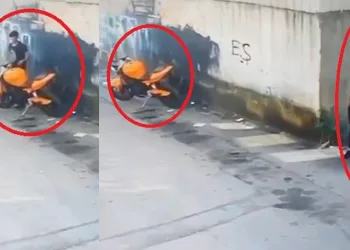 Motora baktı, beğendi, çaldı