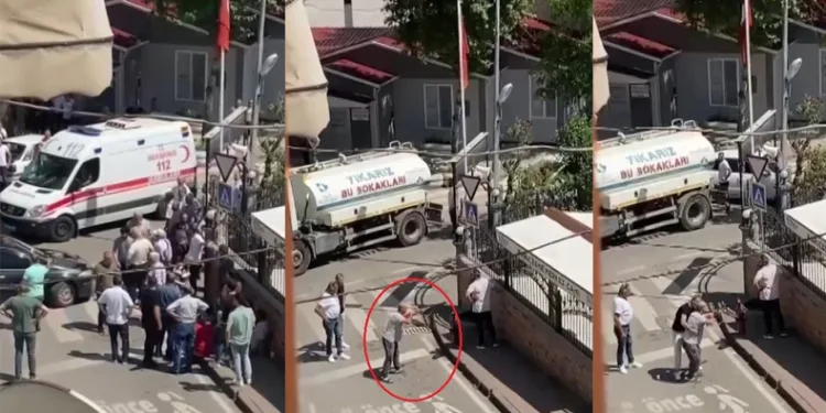 Av tüfeğini doğrultup dehşet yaşattı