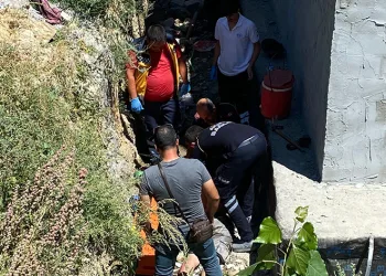 Çalıştığı inşaattan düşen genç yaralandı