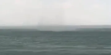 İskenderun’da denizde hortum çıktı