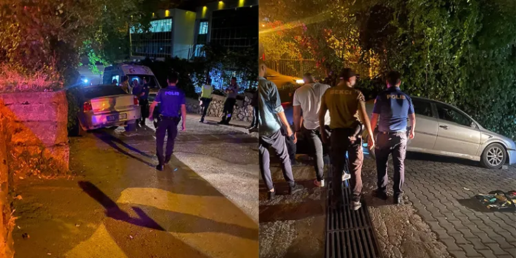 Araç içerisinde sıkışarak yaralandı