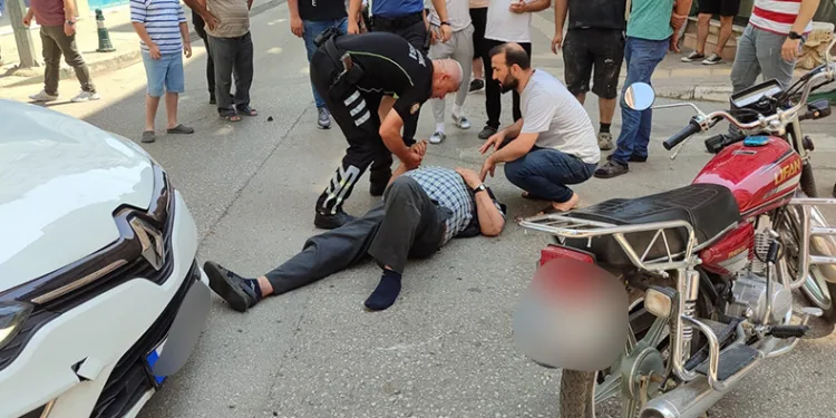 Bursa’daki kazada yaşlı adam ölümden döndü