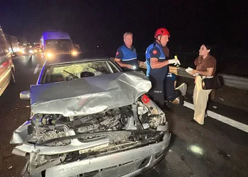 5 aracın karıştığı kazada 14 kişi yaralandı