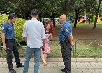 Eskişehir’de polisleri güldüren olay