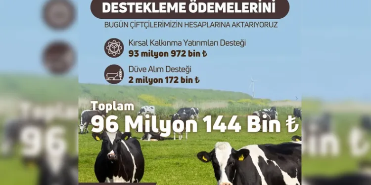 Tarımsal destekleme ödemesi bugün