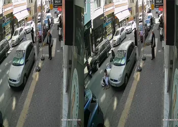 Bursa’da motosikletli gençler genç kıza çarptı