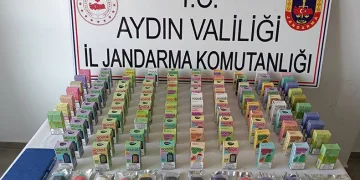 110 adet elektronik sigara ele geçirildi
