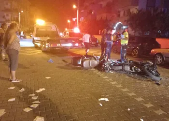 Motosikletler çarpıştı: 4 yaralı