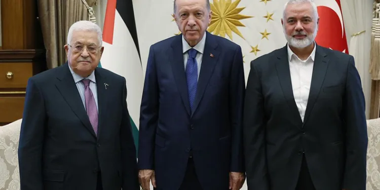 Erdoğan, Abbas ve Haniye ile görüştü