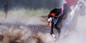 Ciritçiler tozu dumana kattı