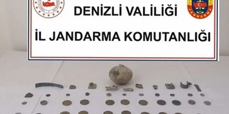 Denizli’de 212 tarihi eser ele geçirildi