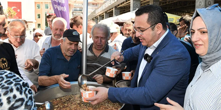 Mustafakemalpaşa’da bereket kazanları kaynadı