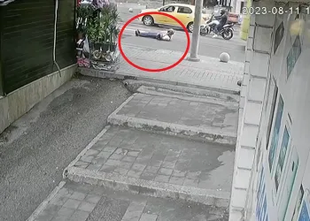 Bursa’da ölümün teğet geçtiği kaza
