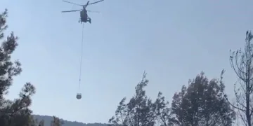Bozuk ormanlık alanda yangın