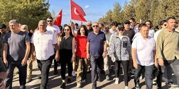 Ümit Özdağ, “Zafer Yürüyüşü”ne katıldı