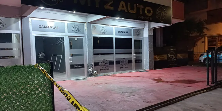 Oto galeriye silahlı saldırı