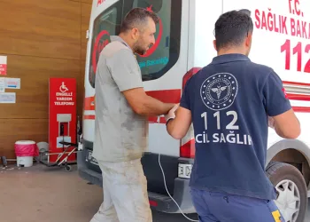 Bursa’da elini makinaya kaptıran işçinin parmağı koptu
