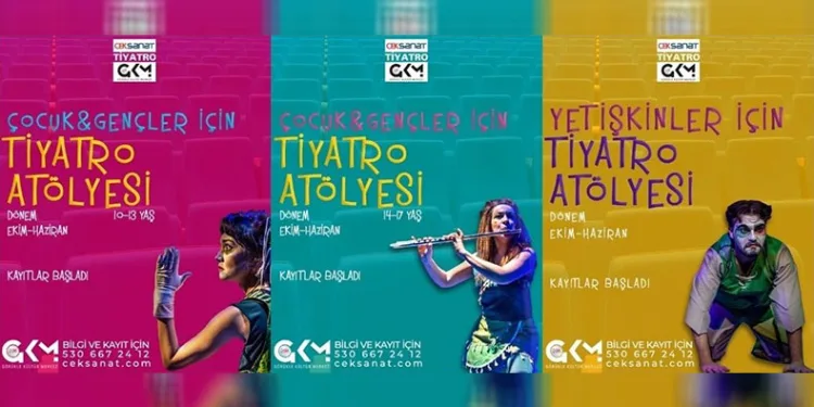 ÇEKSANAT Tiyatro Atölyeleri başlıyor!