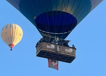 Balonlar Zafer Bayramı için uçtu
