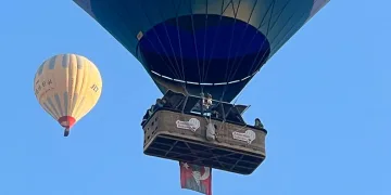 Balonlar Zafer Bayramı için uçtu
