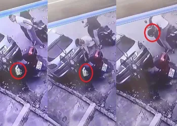 Motosikletle gelip motosiklet kaskı çaldılar