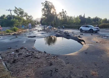 İsale hattı böyle patladı