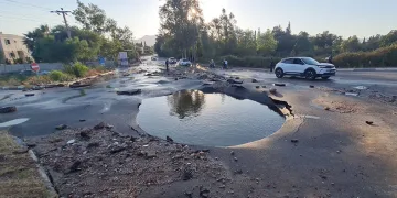 İsale hattı böyle patladı