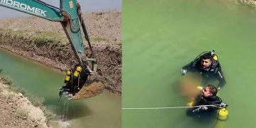 Sulama kanalına düşen kişi boğuldu