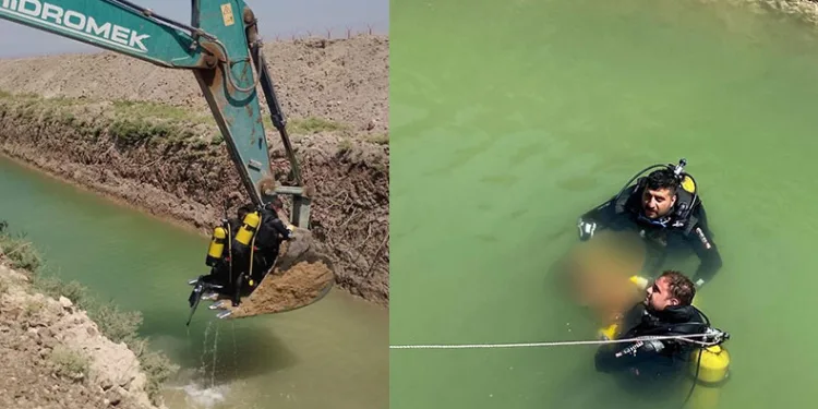 Sulama kanalına düşen kişi boğuldu