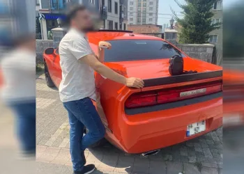 Drift atan sürücüye 20 bin 342 TL ceza