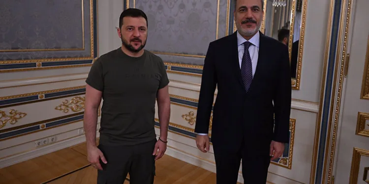 Bakan Fidan, Zelenskiy ile görüştü