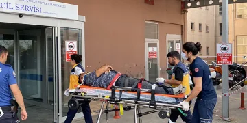 Üzerine 1 ton yük düştü