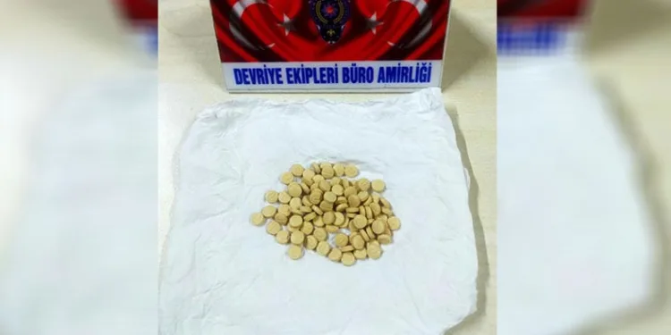 Hatay’da 92 uyuşturucu hap ele geçirildi