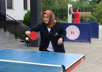 Spor için mola verdiler