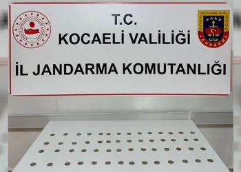 Gebze’de 56 adet sikke ele geçirildi