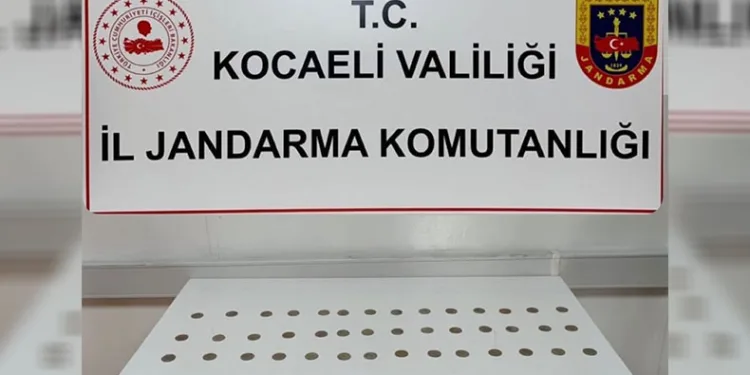 Gebze’de 56 adet sikke ele geçirildi
