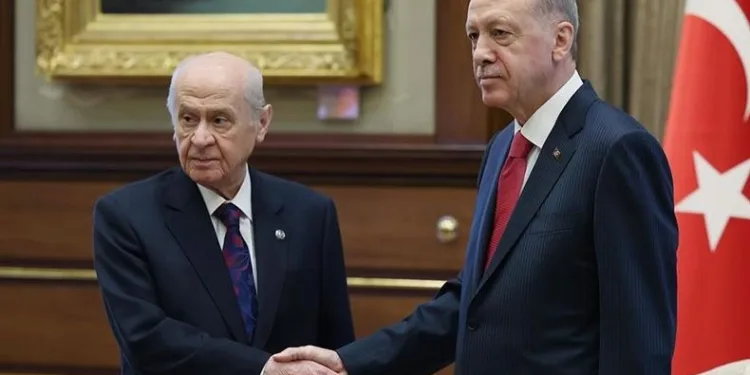 Cumhurbaşkanı Erdoğan, Devlet Bahçeli ile görüştü