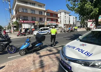 Motosikletlilere ceza yağdı