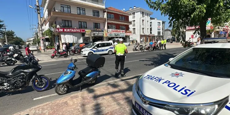 Motosikletlilere ceza yağdı