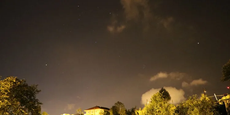 Meteor yağmuru böyle görüntülendi