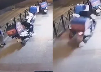 Anahtarı üzerinde unuttuğu motosikletini çaldılar