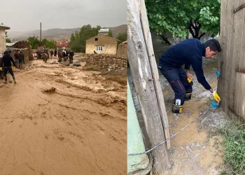 Sağanak su baskınlarına neden oldu