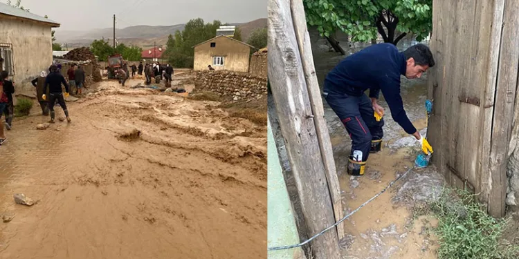 Sağanak su baskınlarına neden oldu