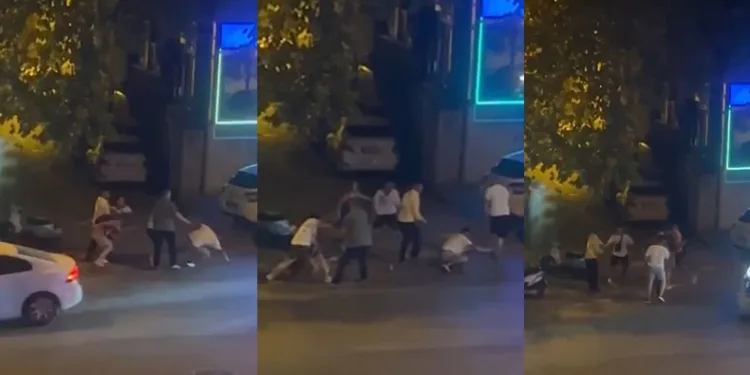 Bursa’da yan bakma kavgası