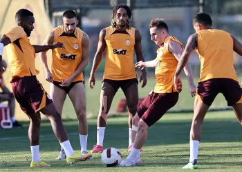 Galatasaray, Olimpija Ljubljana maçının taktiğini çalıştı