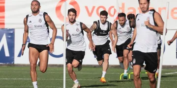 Beşiktaş, Neftçi Bakü maçı hazırlıklarını sürdürdü
