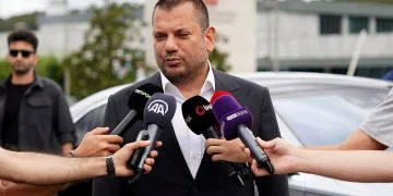 Trabzonspor Başkanı Ertuğrul Doğan, TFF Başkanı Büyükekşi’yi ziyaret etti