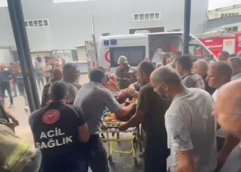 Bursa’da yakıt dolu varil bomba gibi patladı