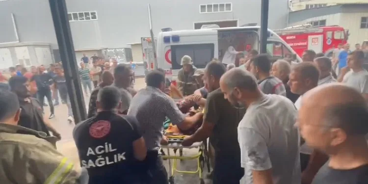 Bursa’da yakıt dolu varil bomba gibi patladı