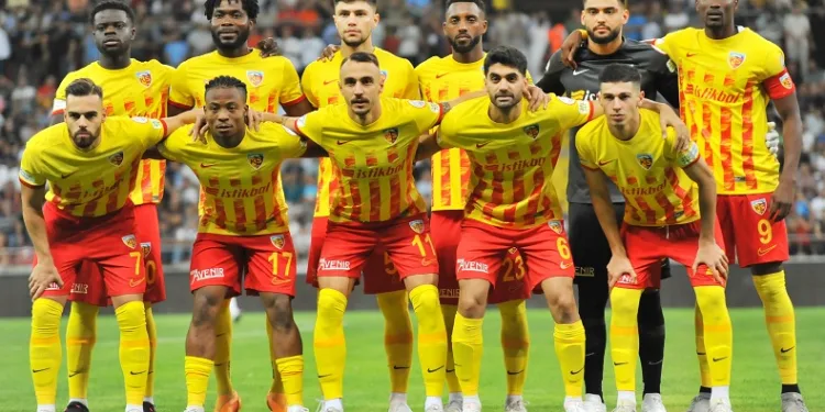 Kayserispor 13. sırada yer aldı